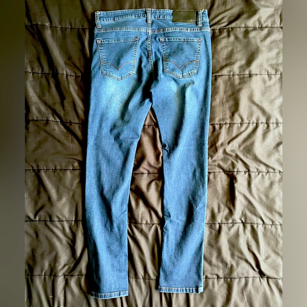 Royal blue skinny jeans